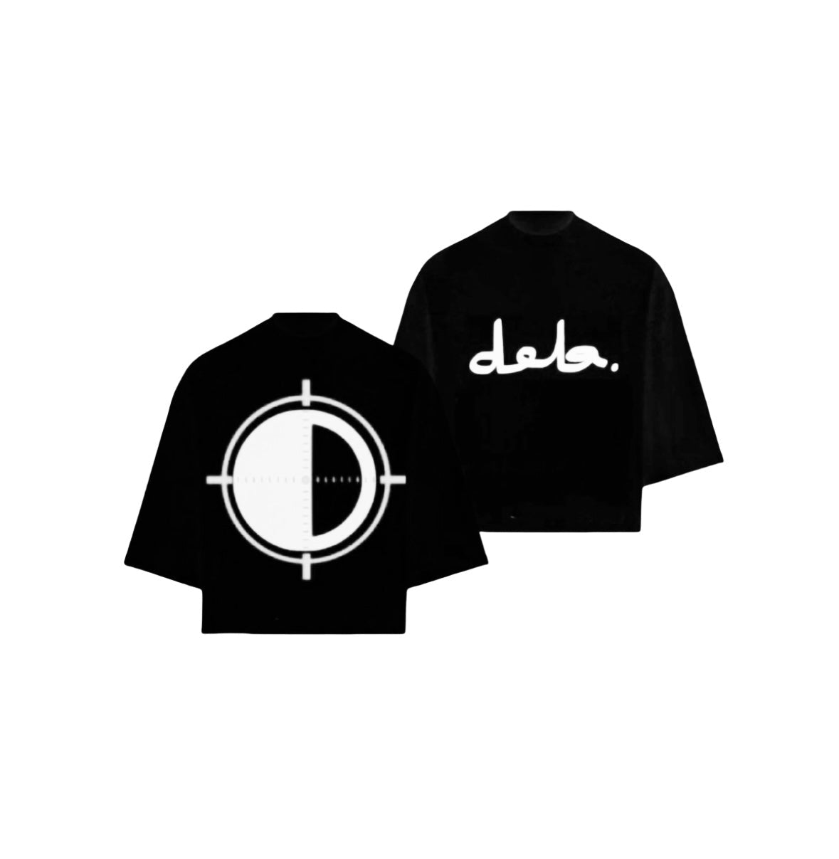 BOXY TARGET TEE (Black)